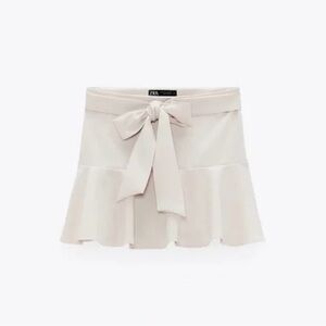 Zara Off-White Skirt